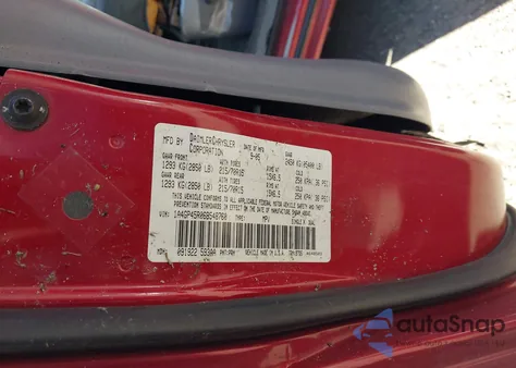 2006 Chrysler Town & Country from USA, damaged, VIN 1A4GP45R06B548760